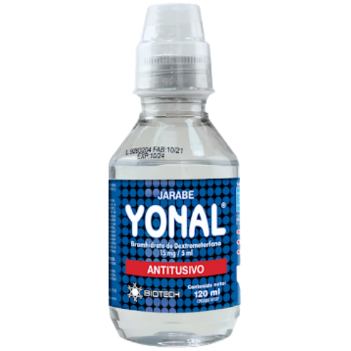 YONAL DEXTROMETORFANO 15MG/5ML JBE 120ML